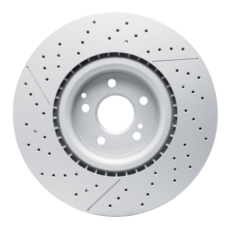 Mercedes-Benz AMG GT 53 Brake Rotor (1) - Rear - R1 Concepts - GEOSPEC, Drilled and Slotted - `18-`25